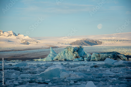 Glacier In The Jökulsárlón National Park