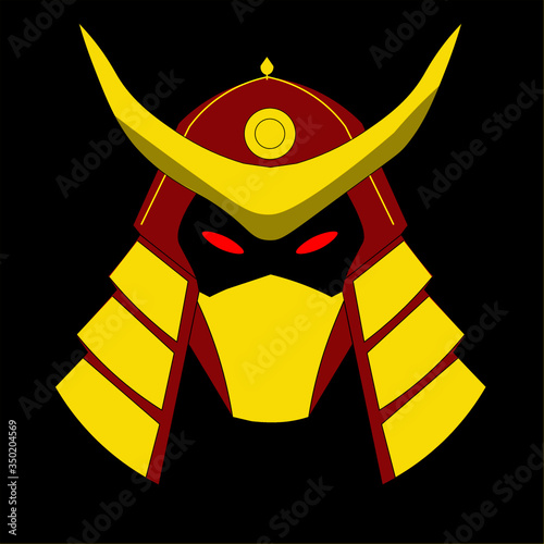 Samurai helmet.