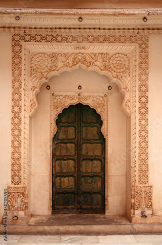 Door to the Zenana Deodi harem at Mehrangarh Fort, Jodhpur, Rajasthan, India