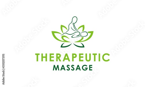 playful logo for therapeutic massage