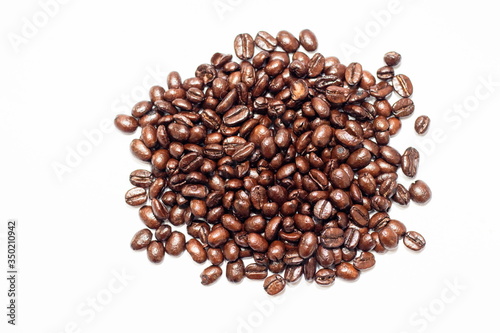 Coffee Beans isolated on white background.