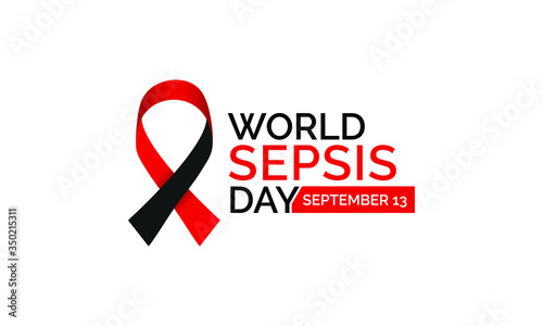 Vector illustration on the theme of World Sepsis day observed each year on September 13th across the globe. photo
