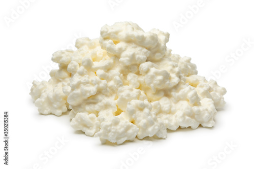 Fotografi Heap of cottage cheese close up