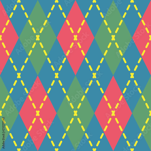 Argyle seamless pattern.