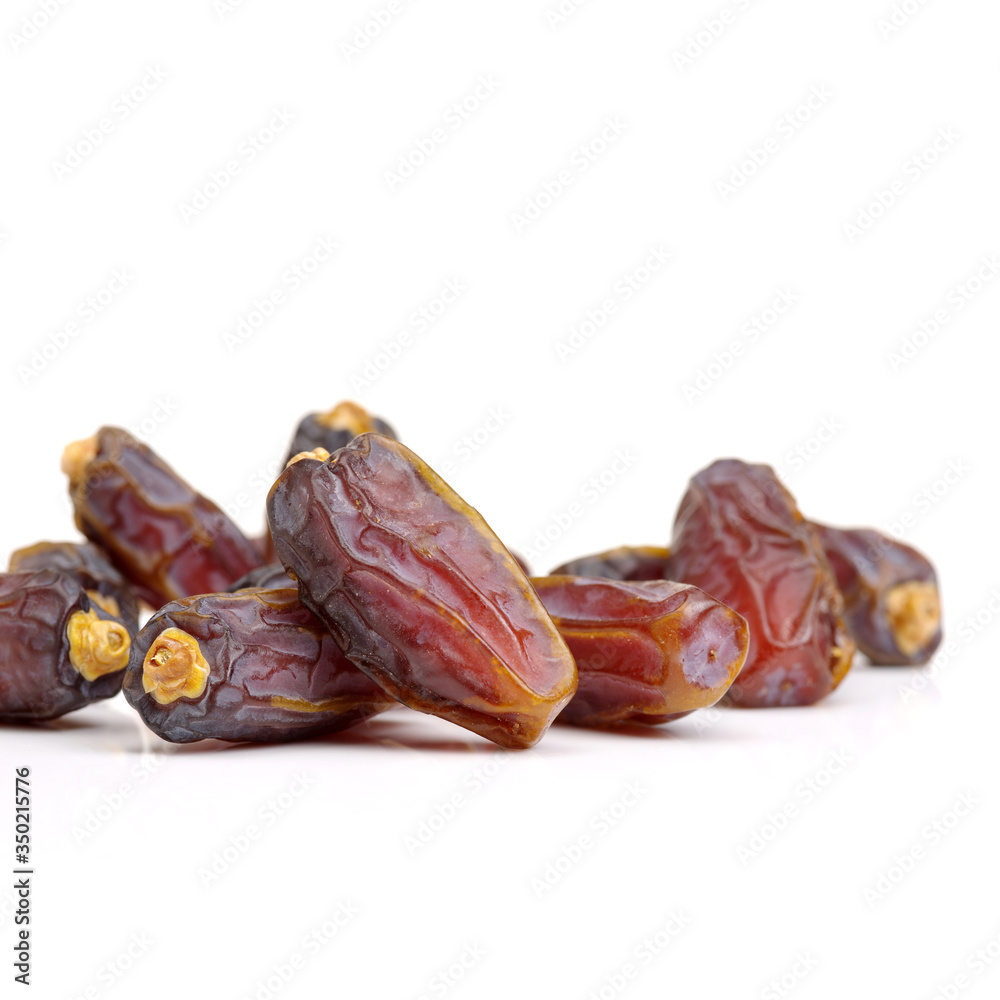 Dates on white background