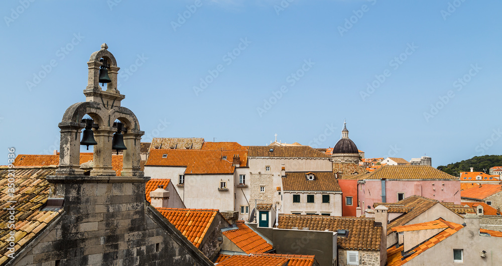 Pretty rooftops of Dubrovnik