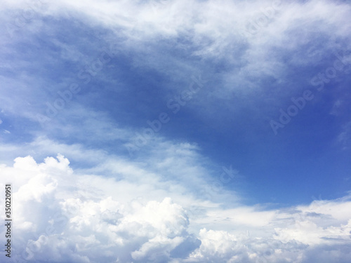 Fototapeta Naklejka Na Ścianę i Meble -  Cloud And Blue Sky Weather Nature