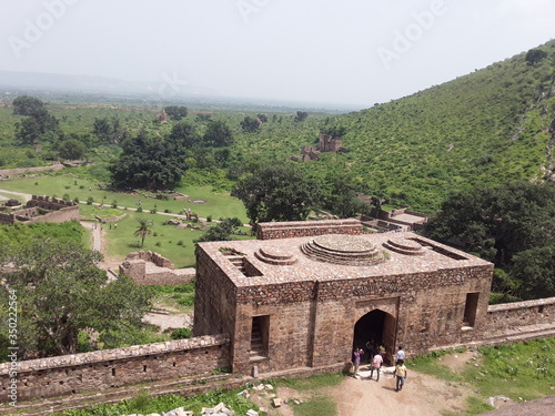 Bhangarh Fort -Image taken from top  photo