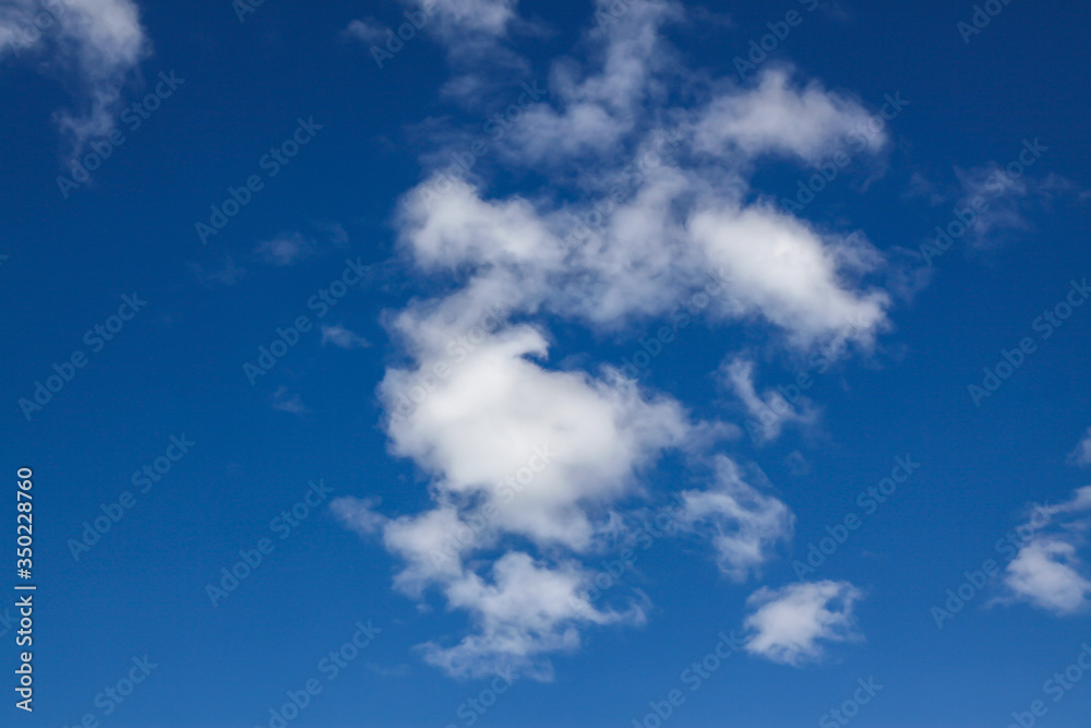 The cloudy in the skyscape on blue sky in summer The cloudy in the skyscape on blue sky in summer