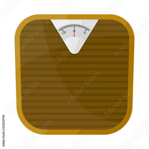 Isolated object of scales and diet logo. Graphic of scales and balance vector icon for stock.