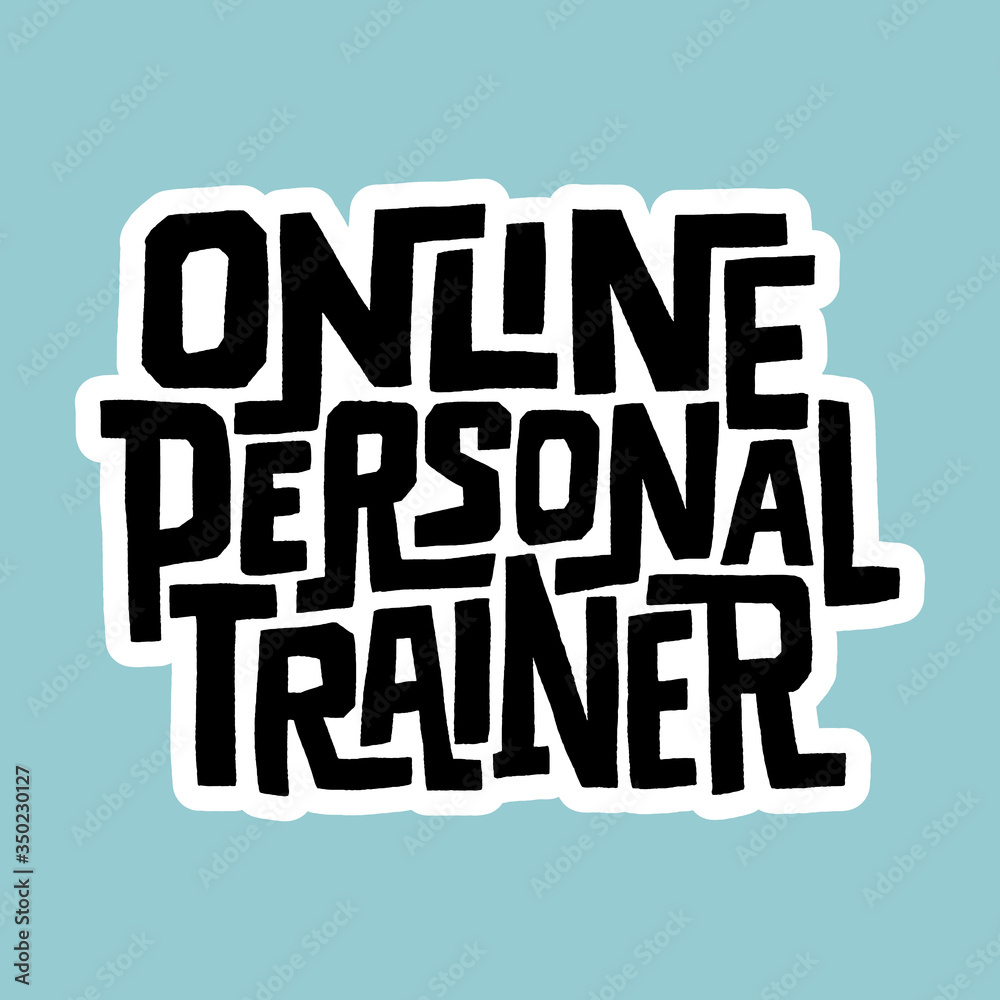 Obraz premium Online personal trainer