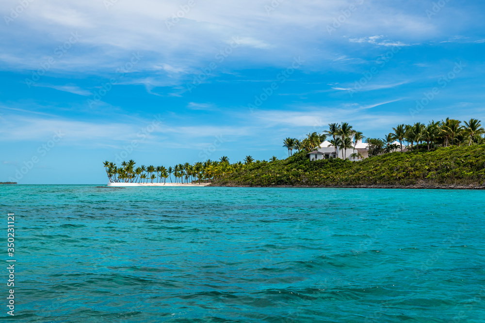 Amazing exclusive island in Great Exuma (Bahamas).