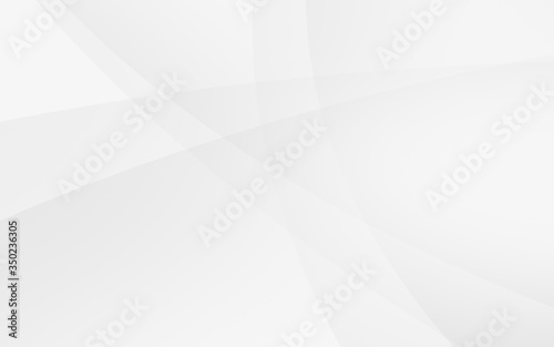 Abstract geometric white and gray curve line gradient Background. with space for concept design Technology and modern.