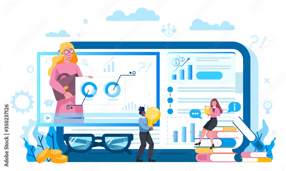 Tax consultant service platform on differernt device concept. Tax consultant service platform on differernt device concept.