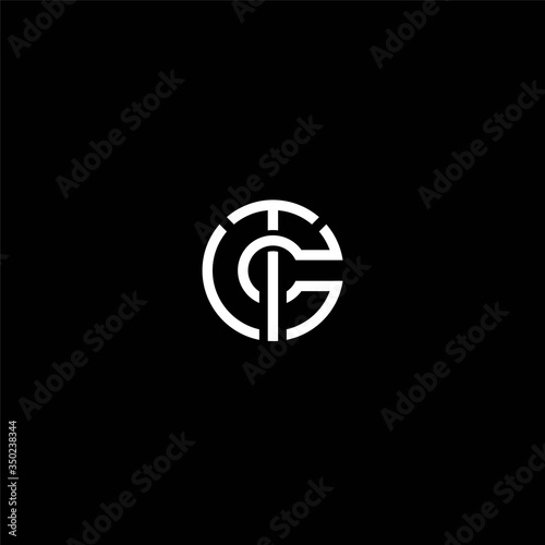 ct logo , letter  TC  circle vector image , letter TC CT circle  logo vector image  , letter ct circle icon logo design , circle letter tc logo photo