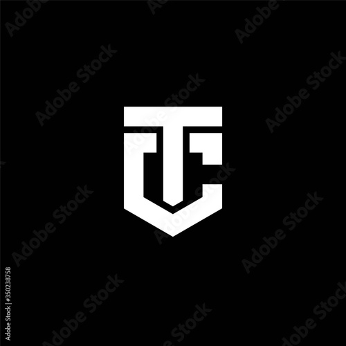  letter tc logo template design Vector image  , geometric letter tc logo design , tc logo geometric 