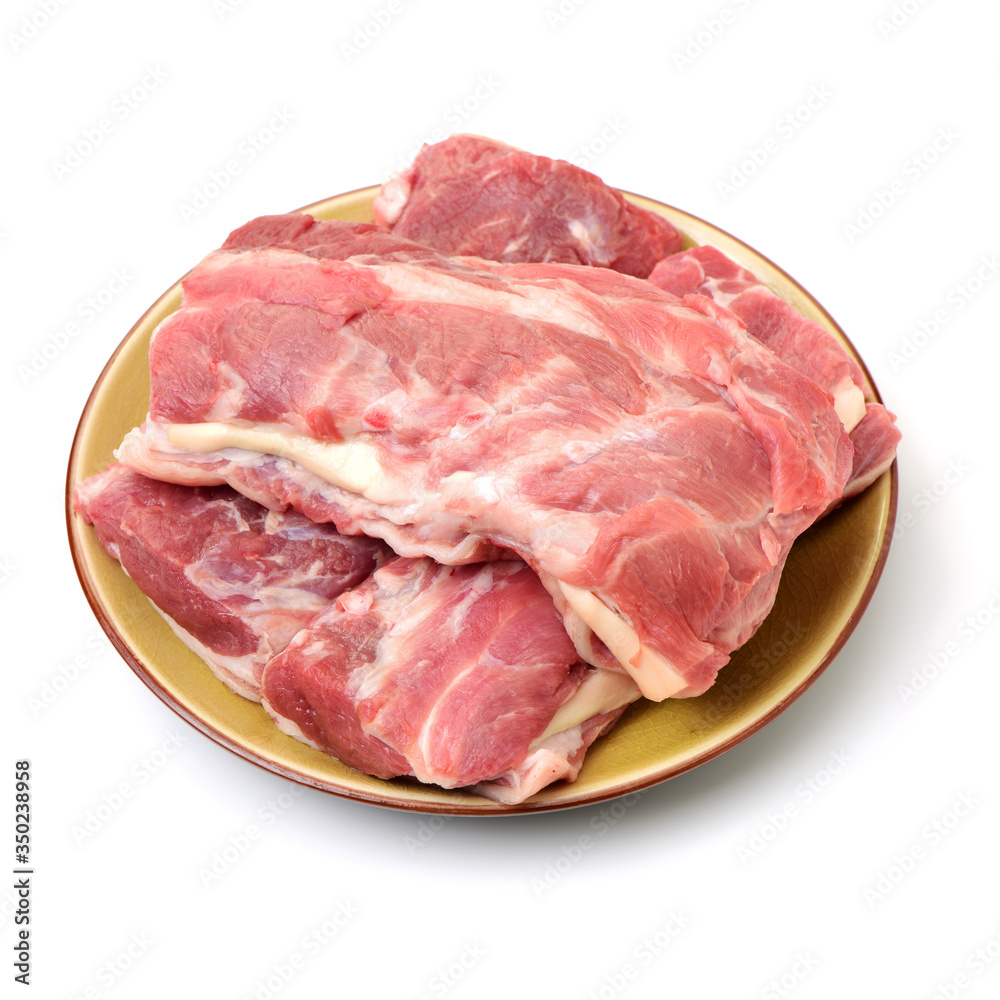Pork Tenderloin on the white background Pork Tenderloin on the white background