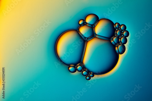 Soap bubbles texture, abstract background
