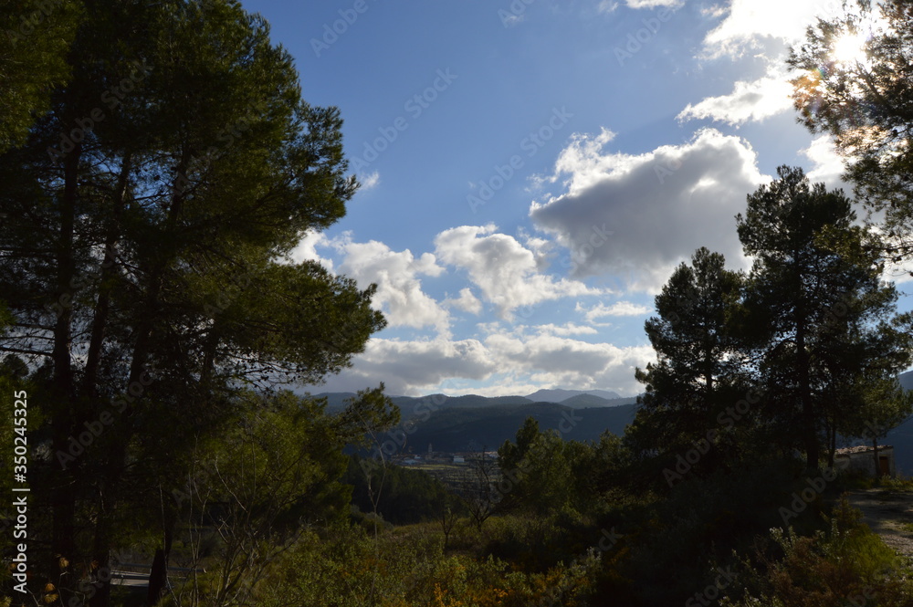 Paisajes montañas de Alicante España