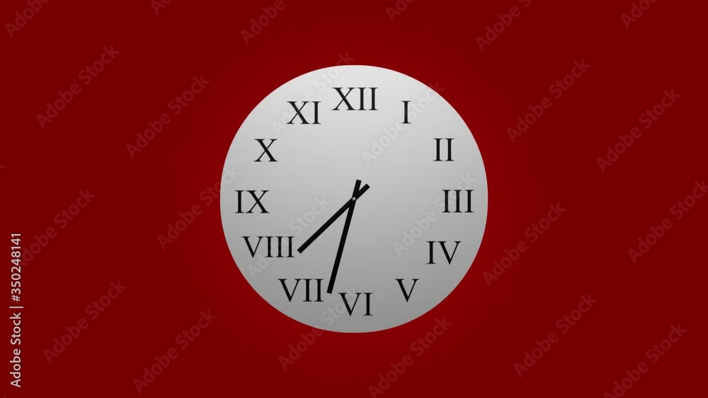 Clock Counting Down 24 Hour Day Fast Speed Timelapse 4K HD Clock Counting Down 24 Hour Day Fast Speed Timelapse 4K HD