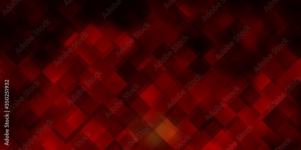 Dark Orange vector background in polygonal style.