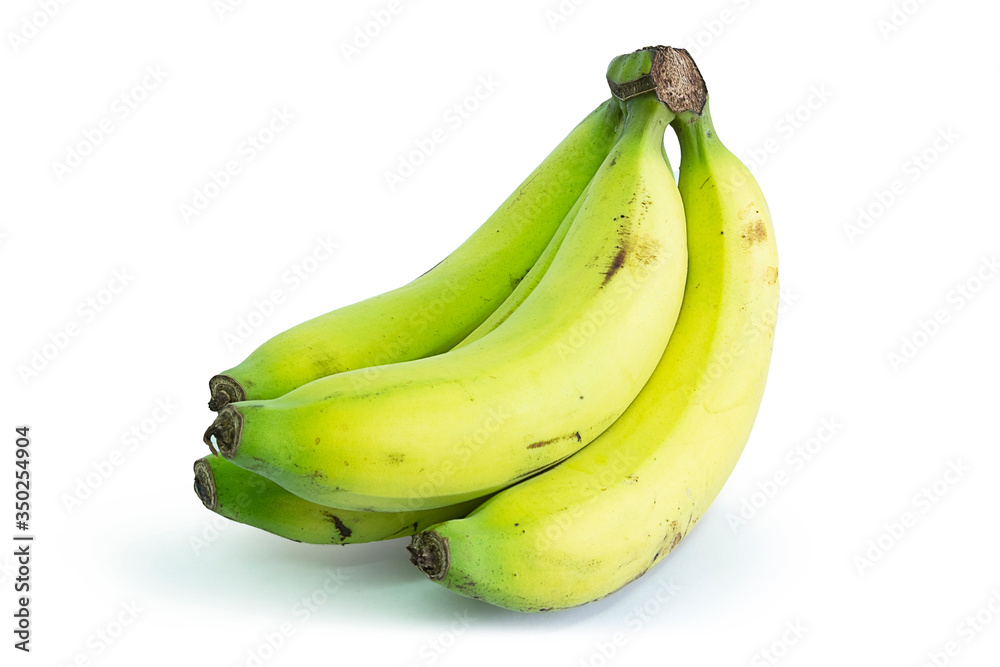 Fresh yellow banana fruit for the body to eat all ages. selective focus, soft focus.