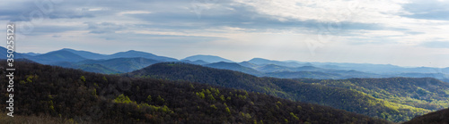 Beautiful panoramic mountain range © Zach