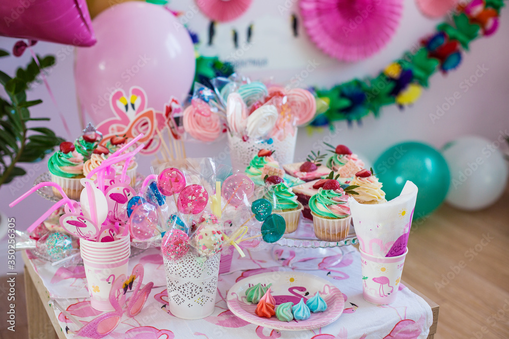 Candy bar and birthday decor Candy bar and birthday decor