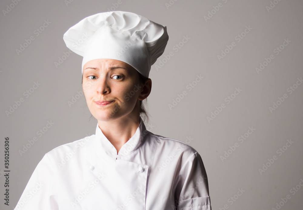 Chef, cook or baker woman Chef, cook or baker woman