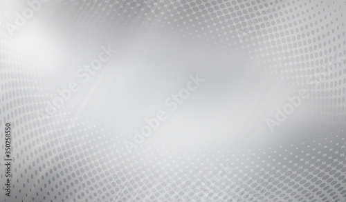 Gray halftone pattern with white line motion backdrop wallpaper. Clean Grey geometric background. © ooddysmile