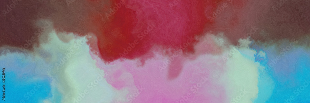 abstract watercolor background with watercolor paint with dark moderate pink, dark gray and light sea green colors. can be used as background texture or graphic element