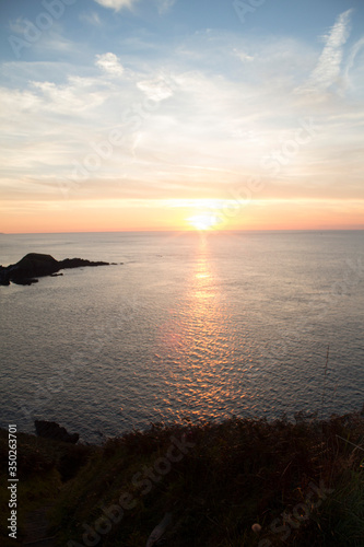 Sunset from Devon Cliffs