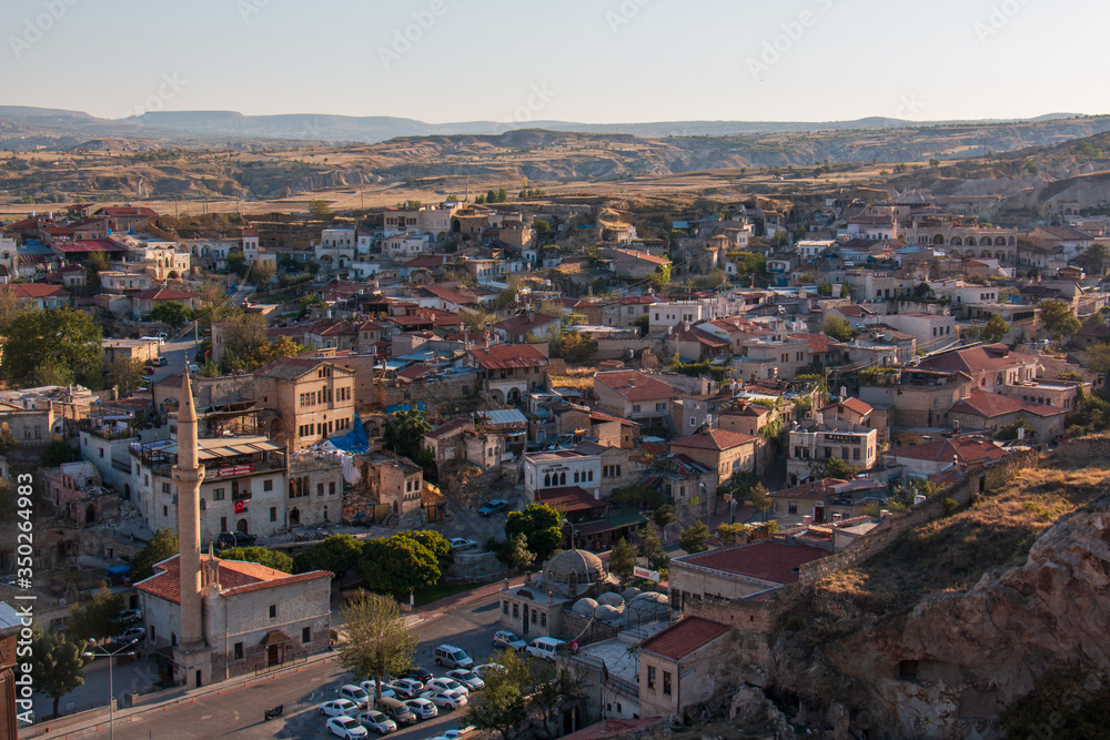 view of the city of Goreme Turkey