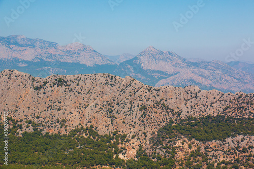 Mediterranean region Antalya mountain landscapes