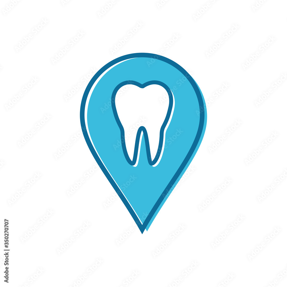 tooth icon vector logo template in trendy flat style tooth icon vector logo template in trendy flat style