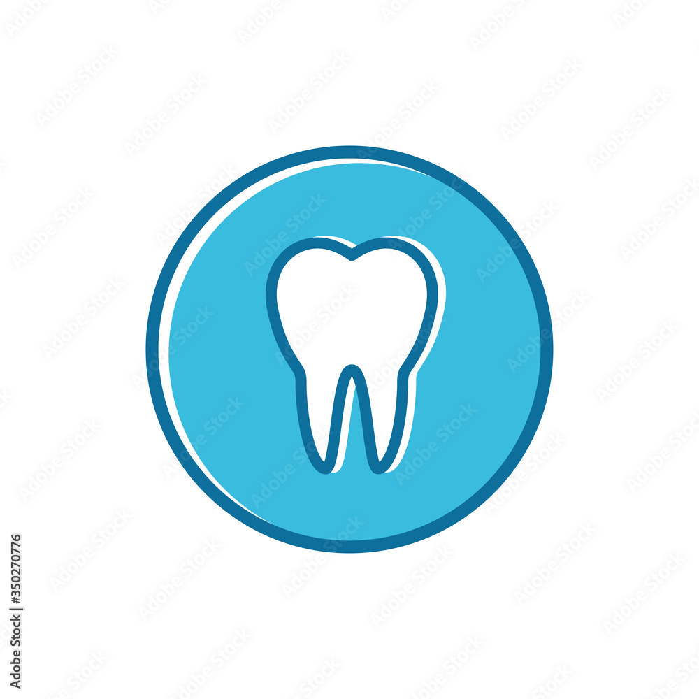tooth icon vector logo template in trendy flat style tooth icon vector logo template in trendy flat style
