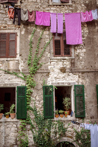 Fototapeta Naklejka Na Ścianę i Meble -  Kotor old town Montenegro recreation trip travel spring summer nature streets