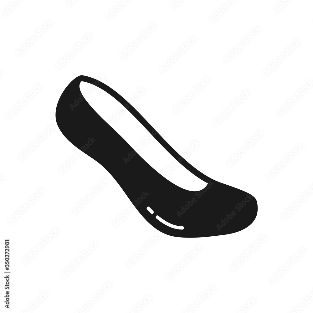 shoes icon, women shoes, footwear icon in trendy flat design shoes icon, women shoes, footwear icon in trendy flat design