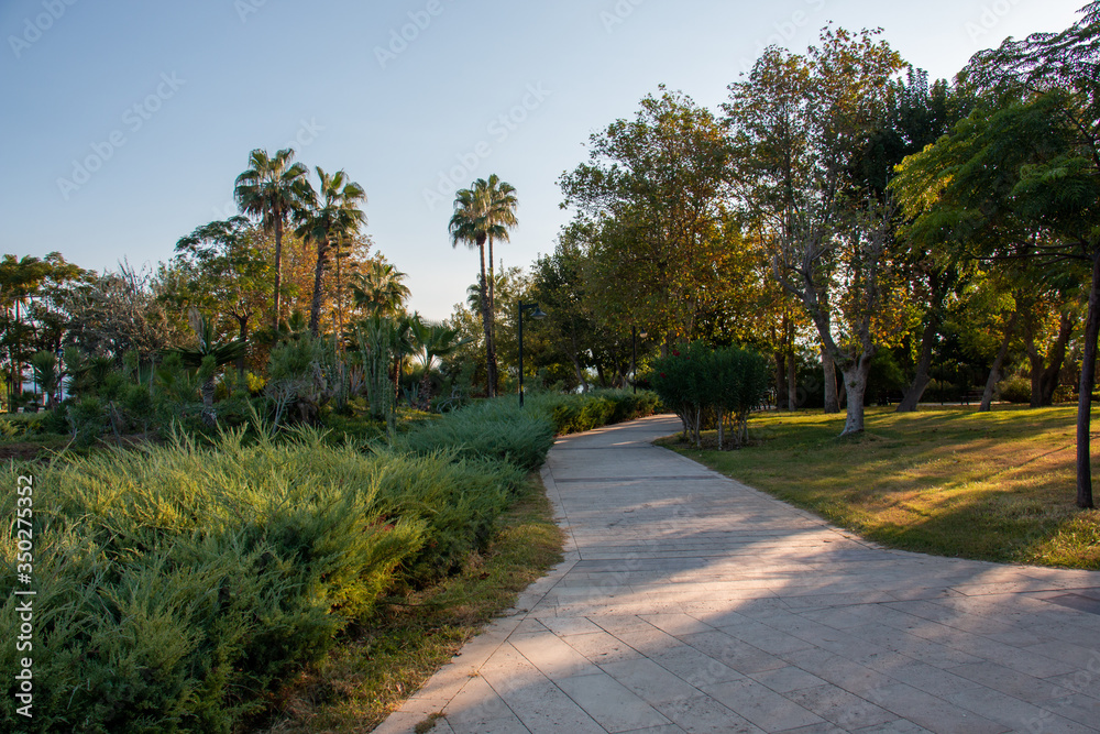 Path in the park Antalya