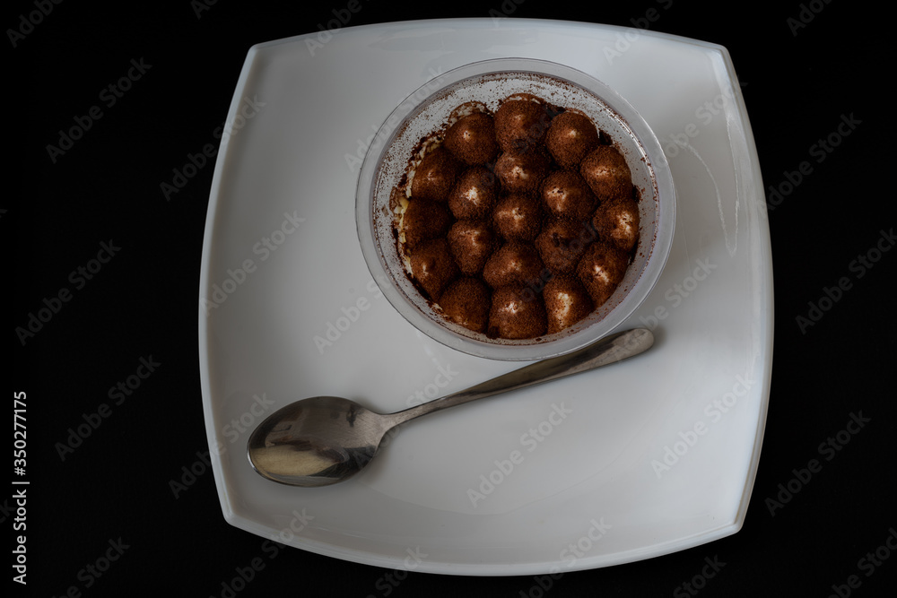 cold tiramisu dessert still life cold tiramisu dessert still life