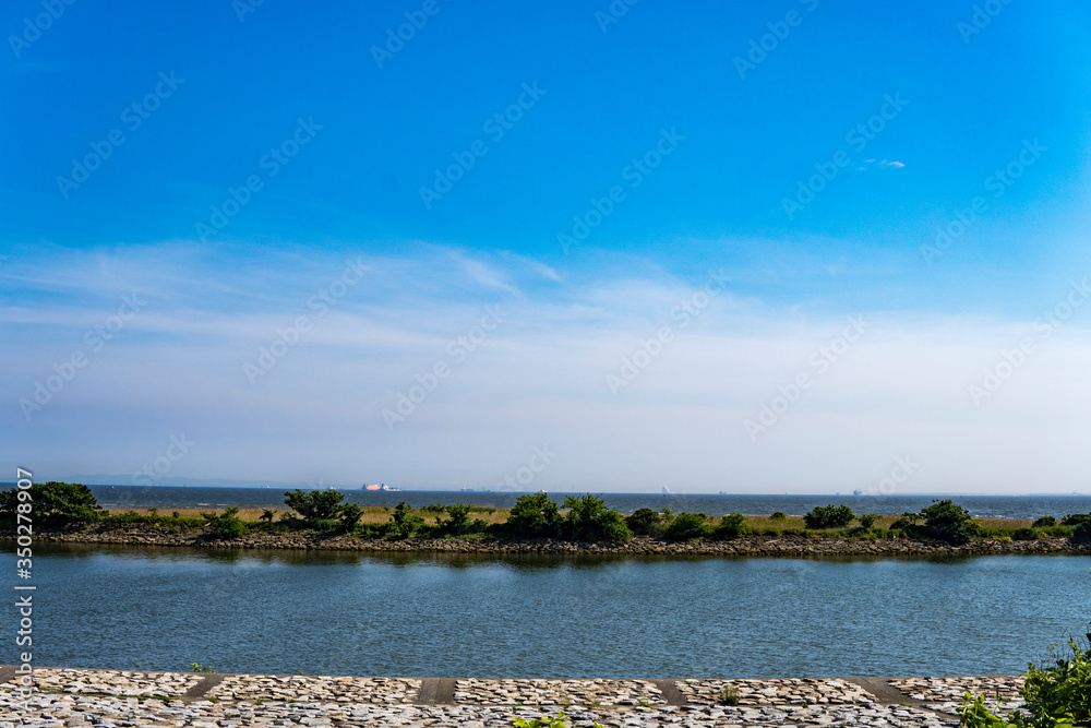 Obraz premium 海と空