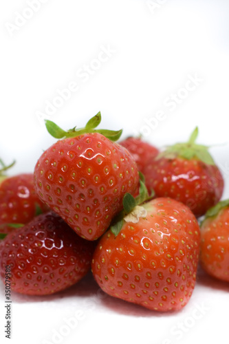 strawberry on a white background