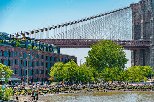 Brooklyn Historical Society DUMBO New York City nd Brooklyn Bridge. photo