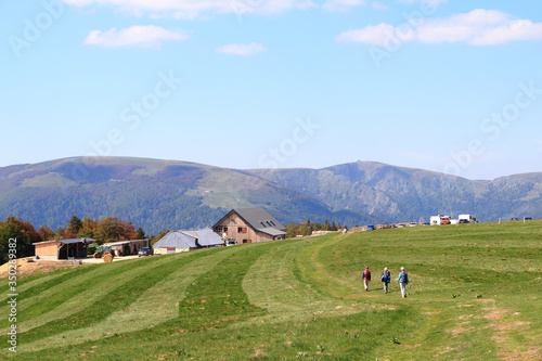 Paysage de la Vallée de Munster en Alsace photo