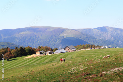 Paysage de la Vallée de Munster en Alsace photo