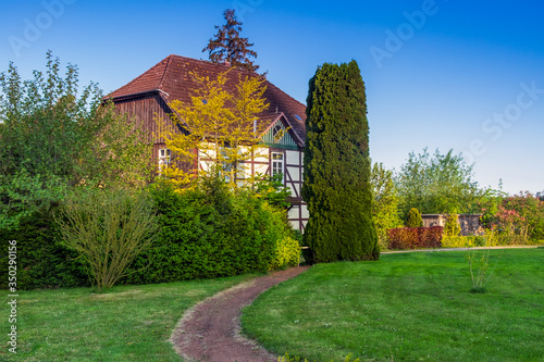 Stately country house with garden park, Germany