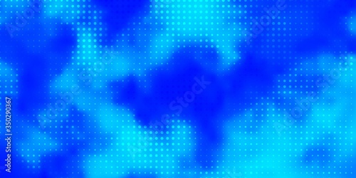 Light BLUE vector texture with disks. Modern abstract illustration with colorful circle shapes. Pattern for websites.