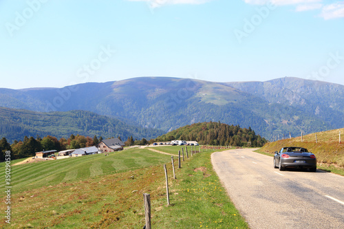 Paysage de la Vallée de Munster en Alsace photo