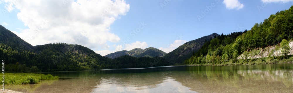 The Weitsee in Bavaria Panorama