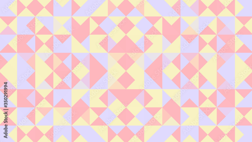 Abstract geometric background with yellow and red polygons. Abstract geometric background with yellow and red polygons.